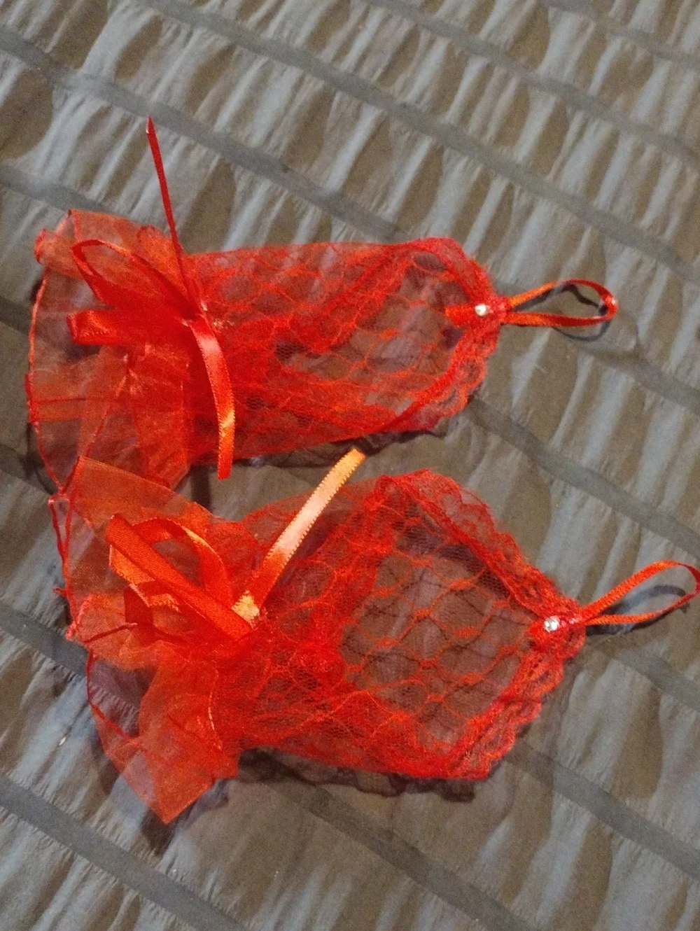 N/A sheer red